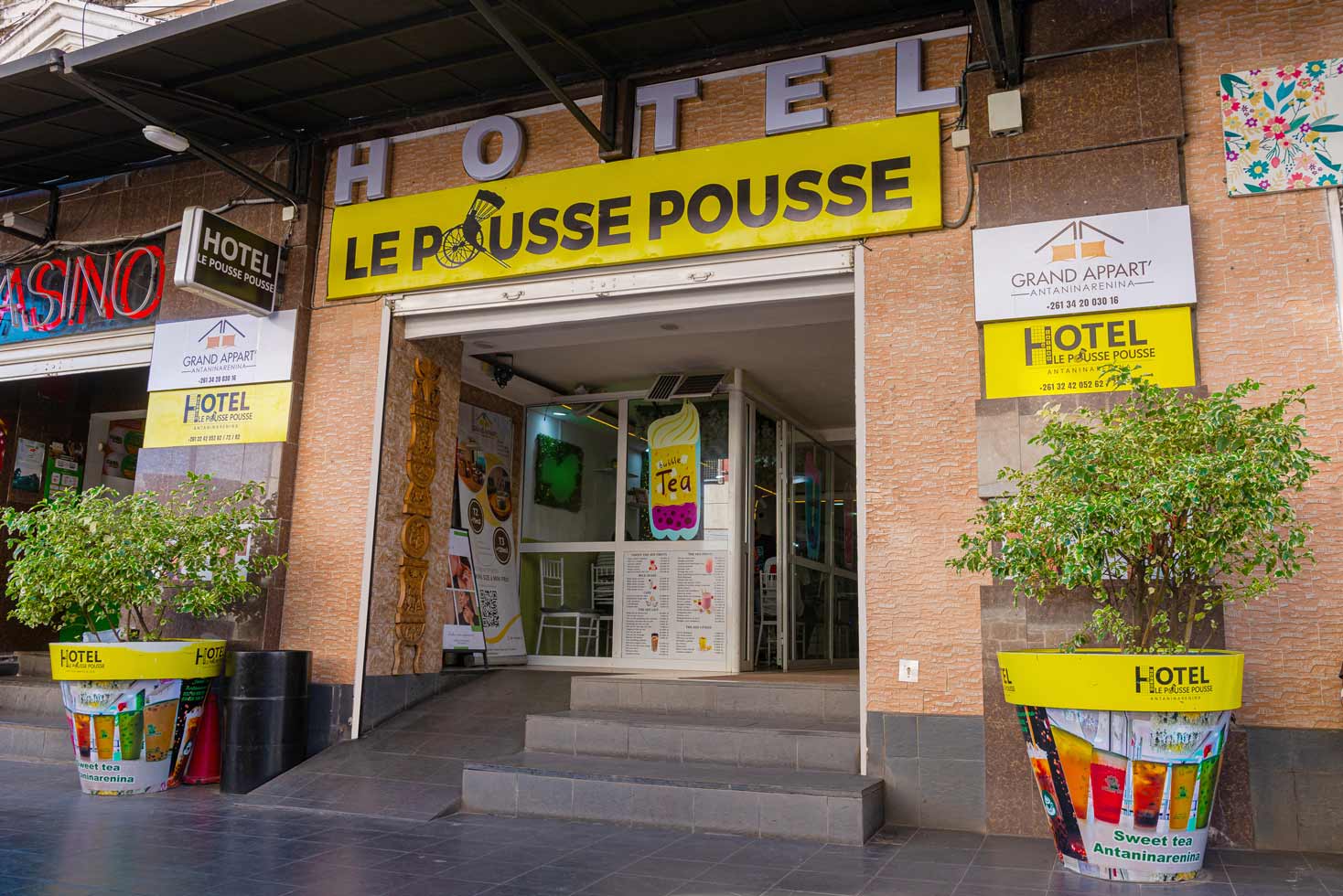 Entrée Hotel le Pousse Pousse Antaninarenina